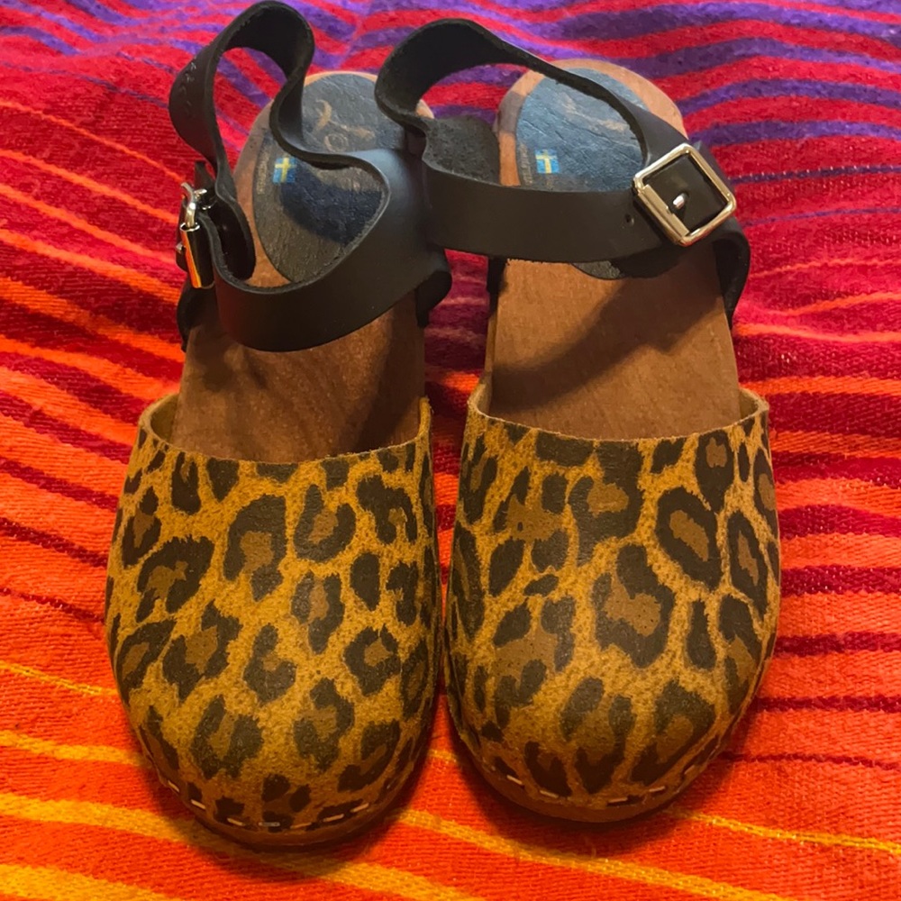 Lotta from Stockholm Leopard clog size 37